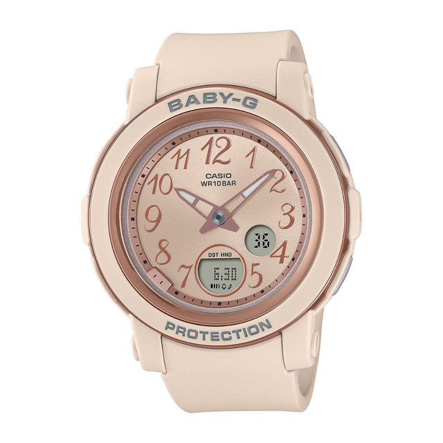 CASIO BABY-G BGA-290SA-4ADR ANALOG-DIGITAL PINK BEIGE WOMEN WATCH