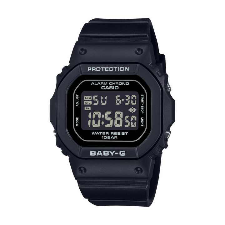 CASIO BABY-G BGD-565U-1DR STANDARD DIGITAL BLACK WATCH