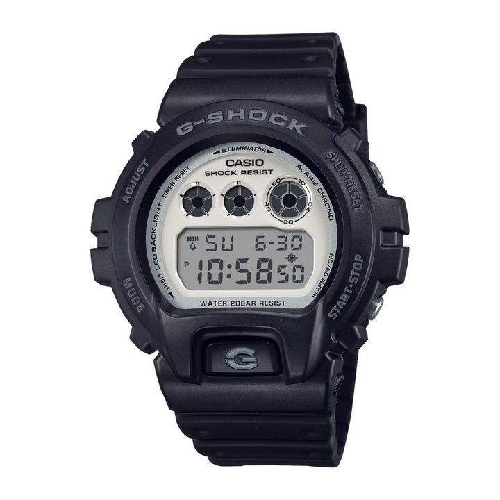 CASIO G-SHOCK DW-6900WD-1DR STANDARD DIGITAL BLACK WATCH