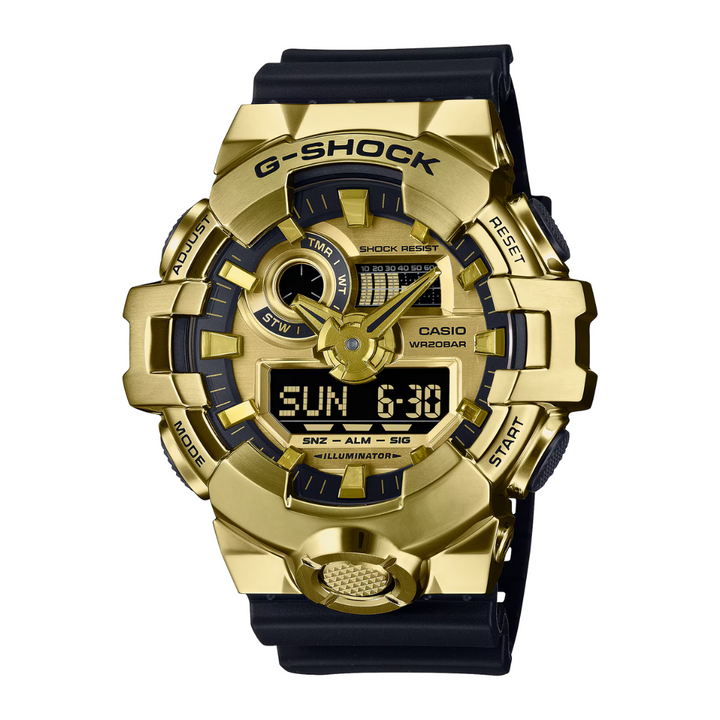 CASIO G-SHOCK G-STEEL GM-700G-9ADR 700 SERIES ANALOG-DIGITAL MEN WATCH