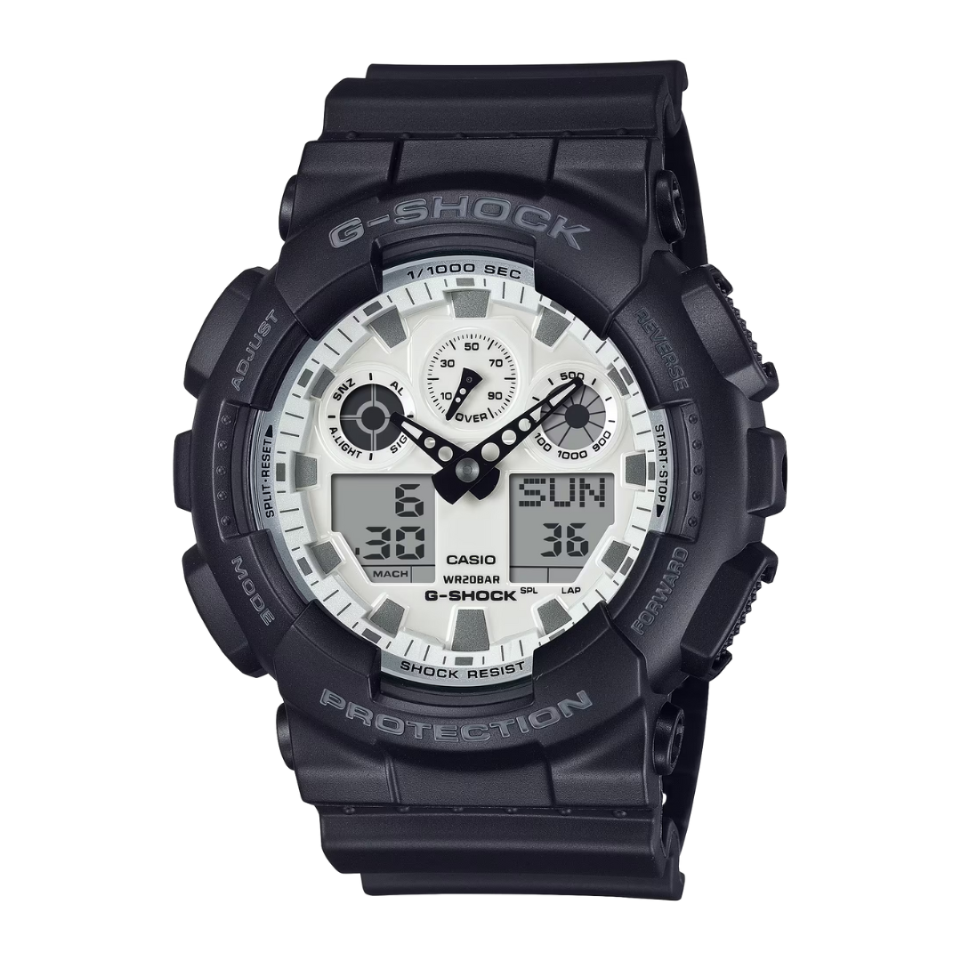 CASIO G-SHOCK GA-100WD-1ADR STANDARD ANALOG-DIGITAL BLACK WATCH