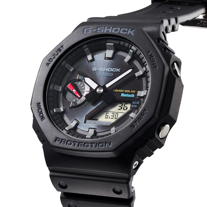 CASIO G-SHOCK GA-B2100-1ADR SOLAR ANALOG-DIGITAL BLACK WATCH