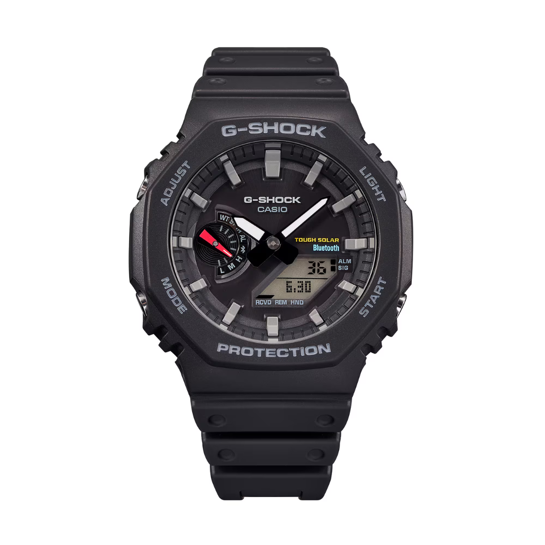 CASIO G-SHOCK GA-B2100-1ADR SOLAR ANALOG-DIGITAL BLACK WATCH