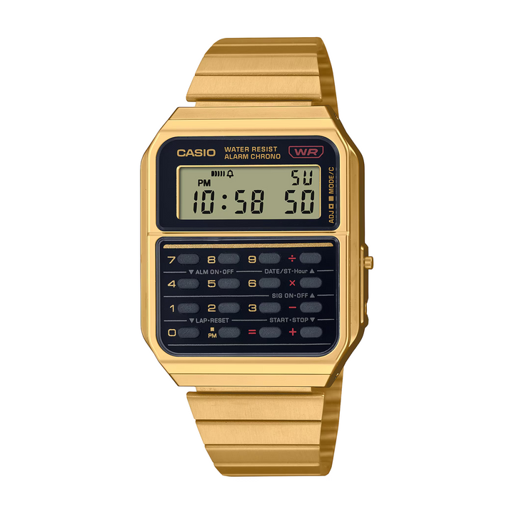 CASIO GENERAL CA-500WEG-1ADF DIGITAL CALCULATOR MEN WATCH