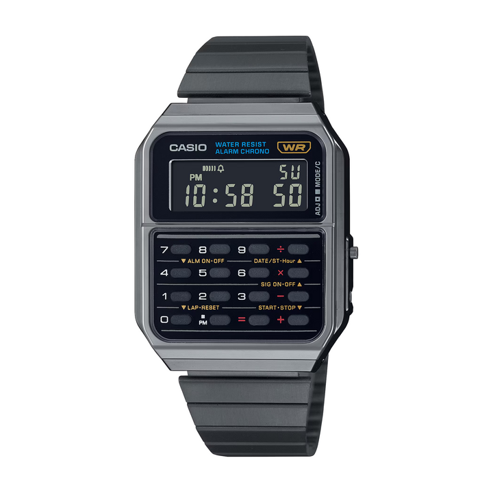 CASIO GENERAL CA-500WEGG-1BDF DIGITAL CALCULATOR MEN WATCH