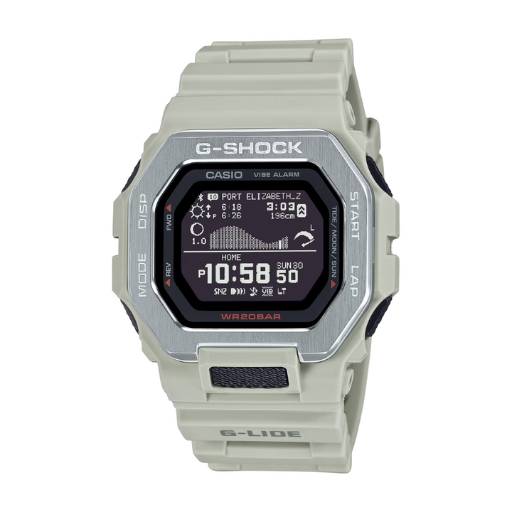 CASIO G-SHOCK GBX-100-8DR G-LIDE DIGITAL BEIGE WATCH