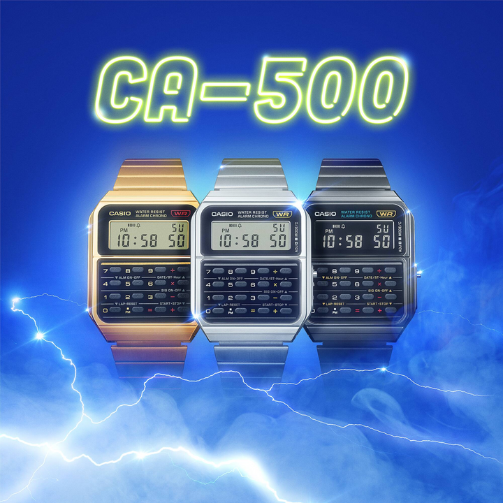 CASIO GENERAL CA-500WEG-1ADF DIGITAL CALCULATOR MEN WATCH