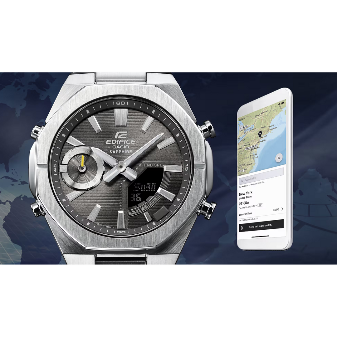 CASIO EDIFICE ECB-S10D-8ADF SMARTPHONE LINK MEN WATCH