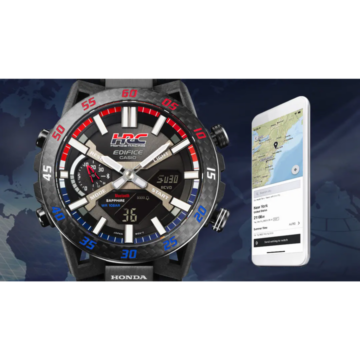 CASIO EDIFICE ECB-2000HR-1ADR SOSPENSIONE HONDA RACING LIMITED EDITION MEN WATCH