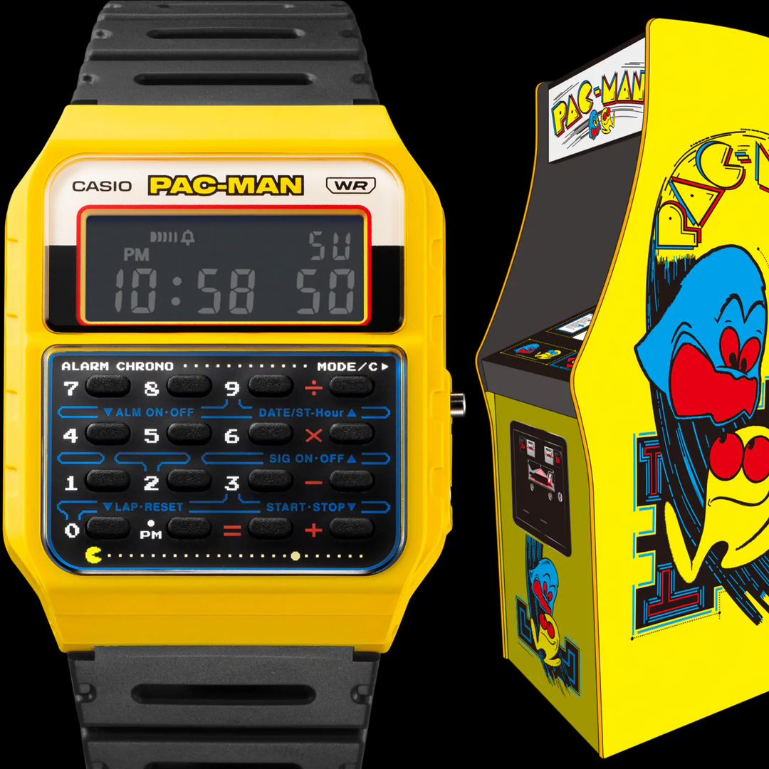 CASIO G-SHOCK PAC-MAN COLLABORATION STANDARD MEN WATCH CA-53WPC-1BDR