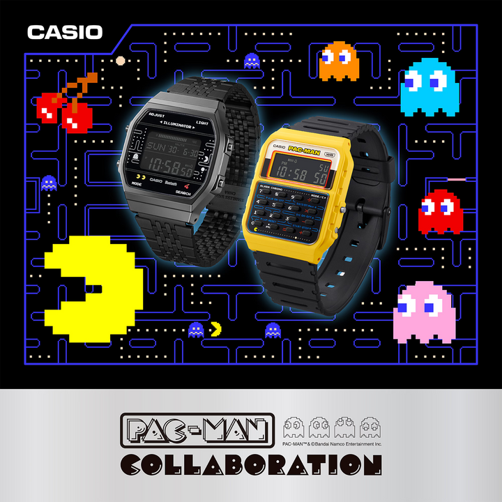 CASIO G-SHOCK PAC-MAN COLLABORATION STANDARD MEN WATCH CA-53WPC-1BDR