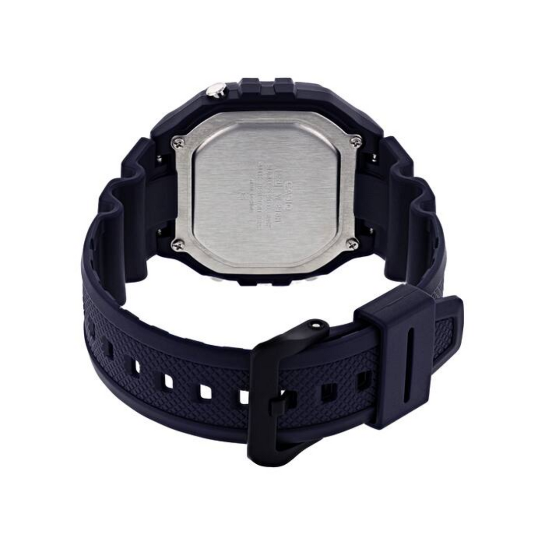 CASIO GENERAL W-218H-2AVDF ILLUMINATOR DIGITAL DARK BLUE MEN WATCH