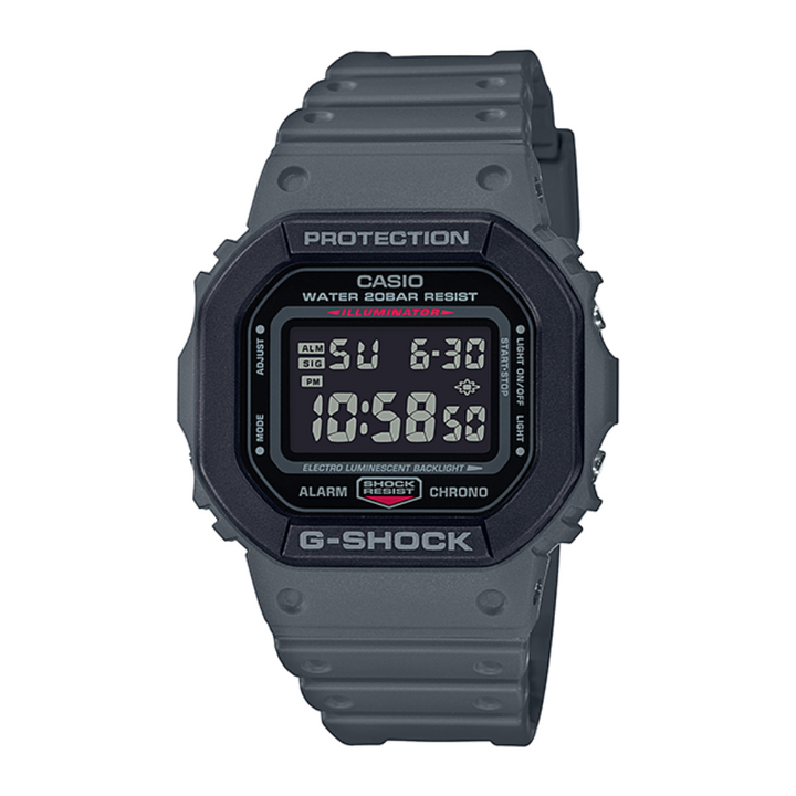 CASIO G-SHOCK DW-5610SU-8DR SPECIAL COLOUR MODELS GREY WATCH