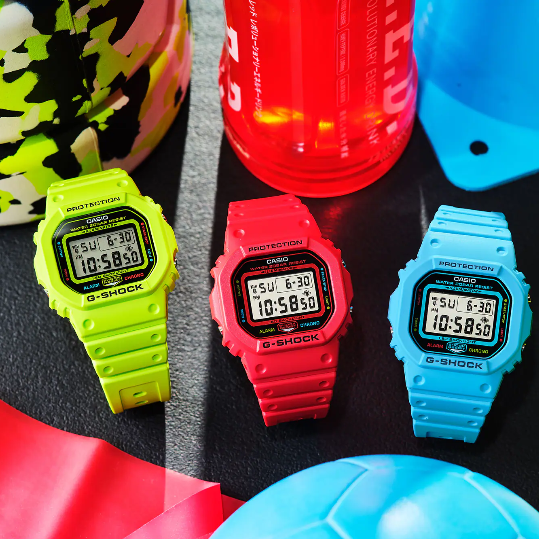 CASIO G-SHOCK DW-5600EP-9DR VIVID COLORS DIGITAL WATCH