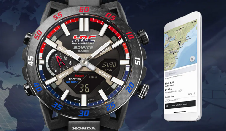 CASIO EDIFICE ECB-2000HR-1ADR SOSPENSIONE HONDA RACING LIMITED EDITION MEN WATCH