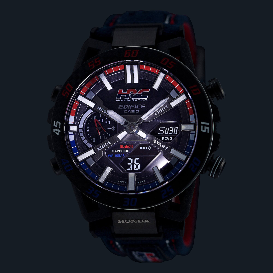 CASIO EDIFICE ECB-2000HR-1ADR SOSPENSIONE HONDA RACING LIMITED EDITION MEN WATCH