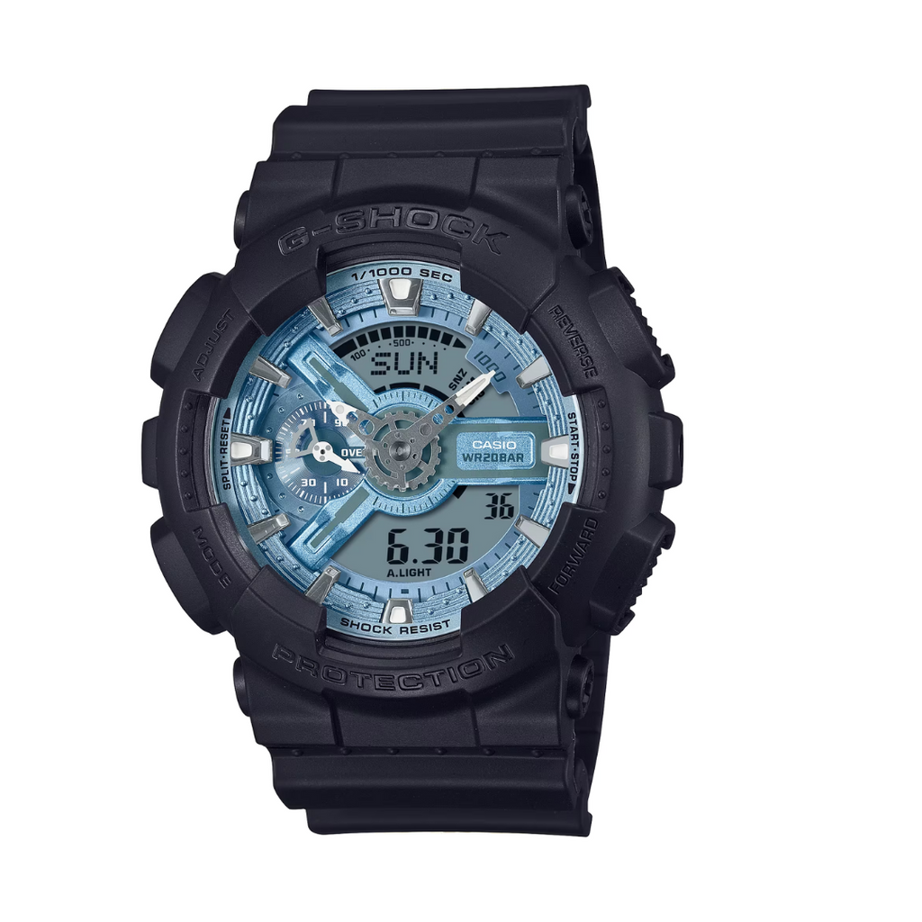 G shock watches black and blue sale