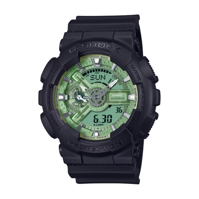 CASIO G-SHOCK GA-110CD-1A3DR ANALOG-DIGITAL BLACK MEN WATCH