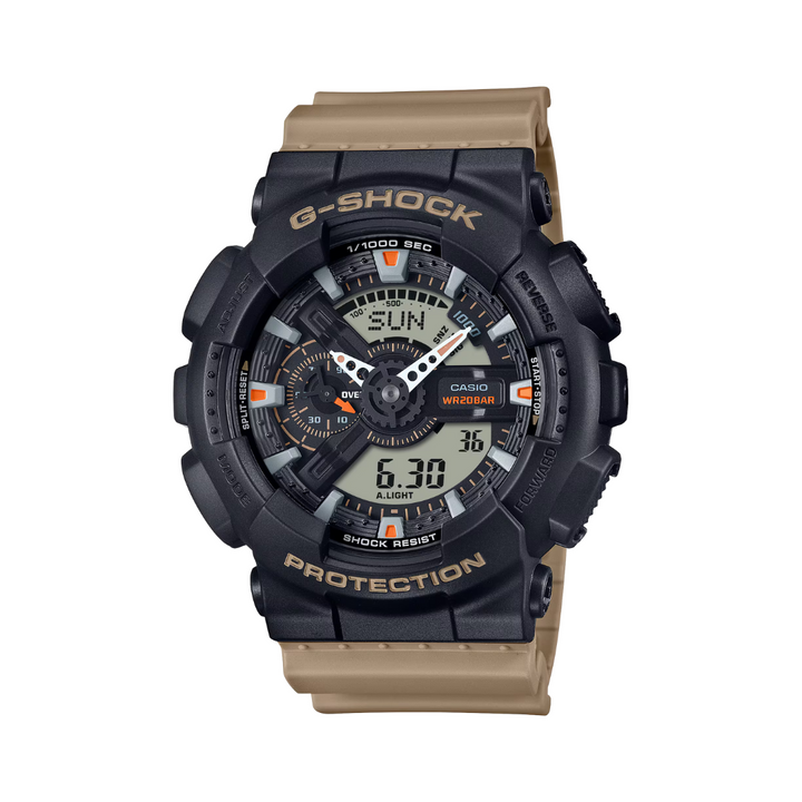 CASIO G-SHOCK GA-110TU-1A5DR ANALOG-DIGITAL TWO-TONE COLOR WATCH