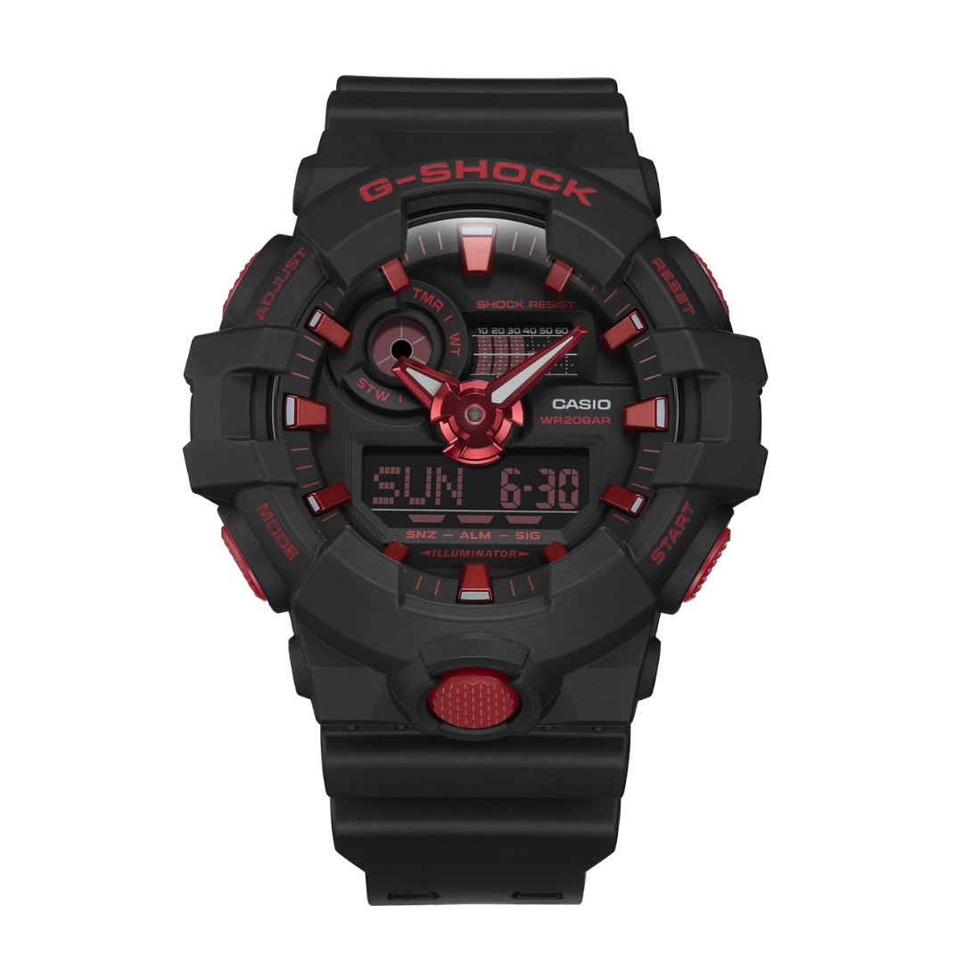 CASIO G-SHOCK GA-700BNR-1ADR SPECIAL COLOUR MODELS BLACK WATCH