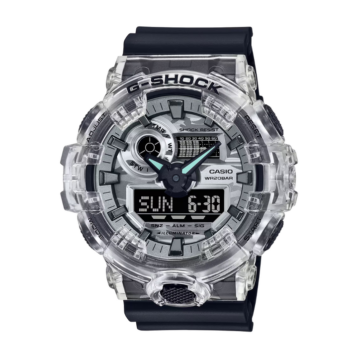 CASIO G-SHOCK GA-700SKC-1ADR SPECIAL COLOUR MODELS BLACK WATCH