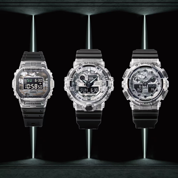 CASIO G-SHOCK GA-700SKC-1ADR SPECIAL COLOUR MODELS BLACK WATCH