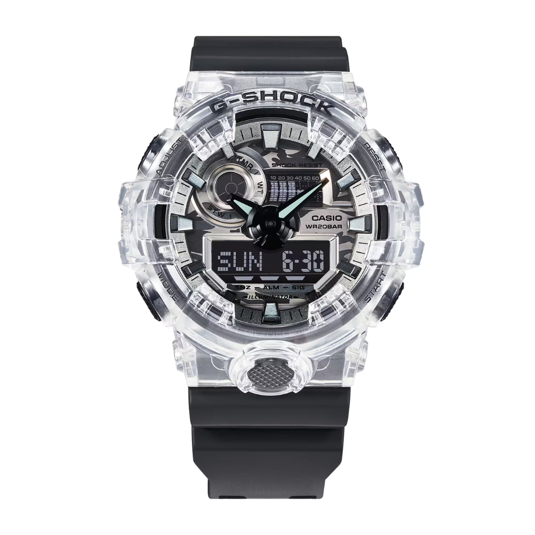 CASIO G-SHOCK GA-700SKC-1ADR SPECIAL COLOUR MODELS BLACK WATCH