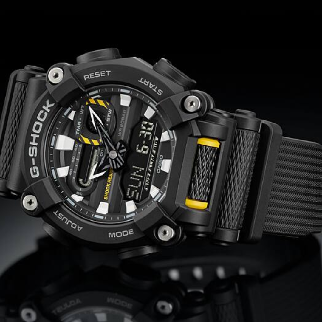 CASIO G-SHOCK PROJECT 900 GA-900-1ADR STANDARD ANALOG-DIGITAL BLACK WATCH