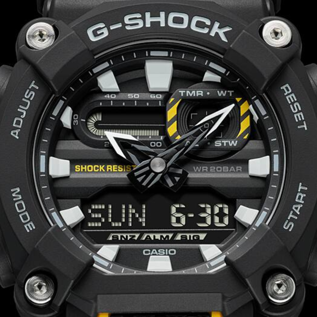 CASIO G-SHOCK PROJECT 900 GA-900-1ADR STANDARD ANALOG-DIGITAL BLACK WATCH