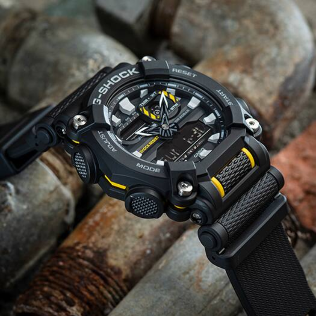 CASIO G-SHOCK PROJECT 900 GA-900-1ADR STANDARD ANALOG-DIGITAL BLACK WATCH