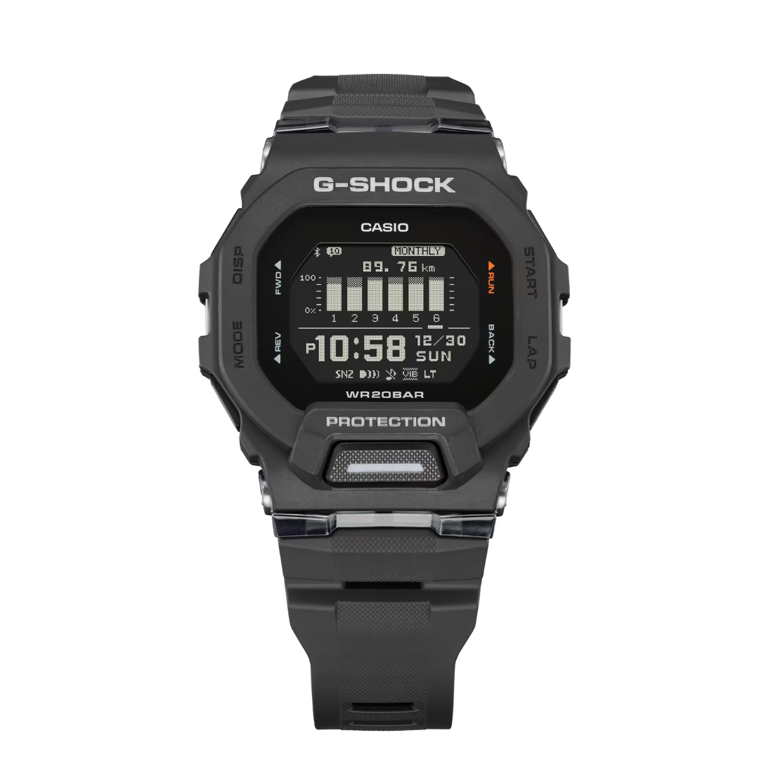 CASIO G-SHOCK GBD-200-1DR G-SQUAD DIGITAL BLACK WATCH