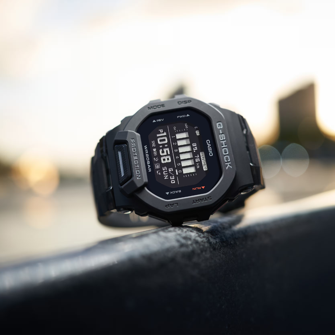 CASIO G-SHOCK GBD-200-1DR G-SQUAD DIGITAL BLACK WATCH