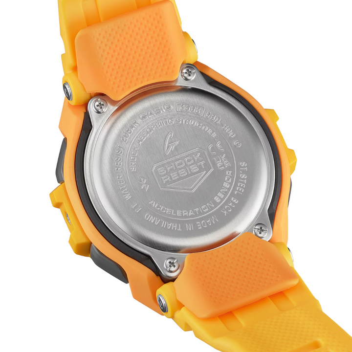 CASIO G-SHOCK G-SQUAD SPORTS GBD-300-9DR DIGITAL YELLOW WATCH