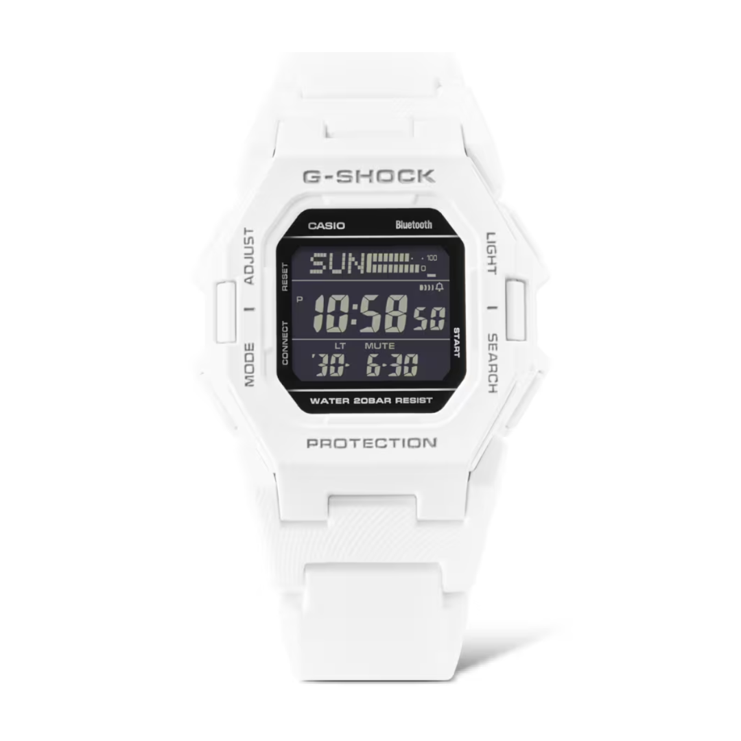 CASIO G-SHOCK GD-B500-7DR STANDARD DIGITAL WHITE WATCH