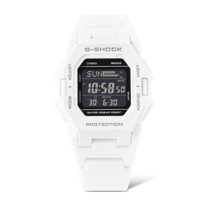 CASIO G-SHOCK GD-B500-7DR STANDARD DIGITAL WHITE WATCH