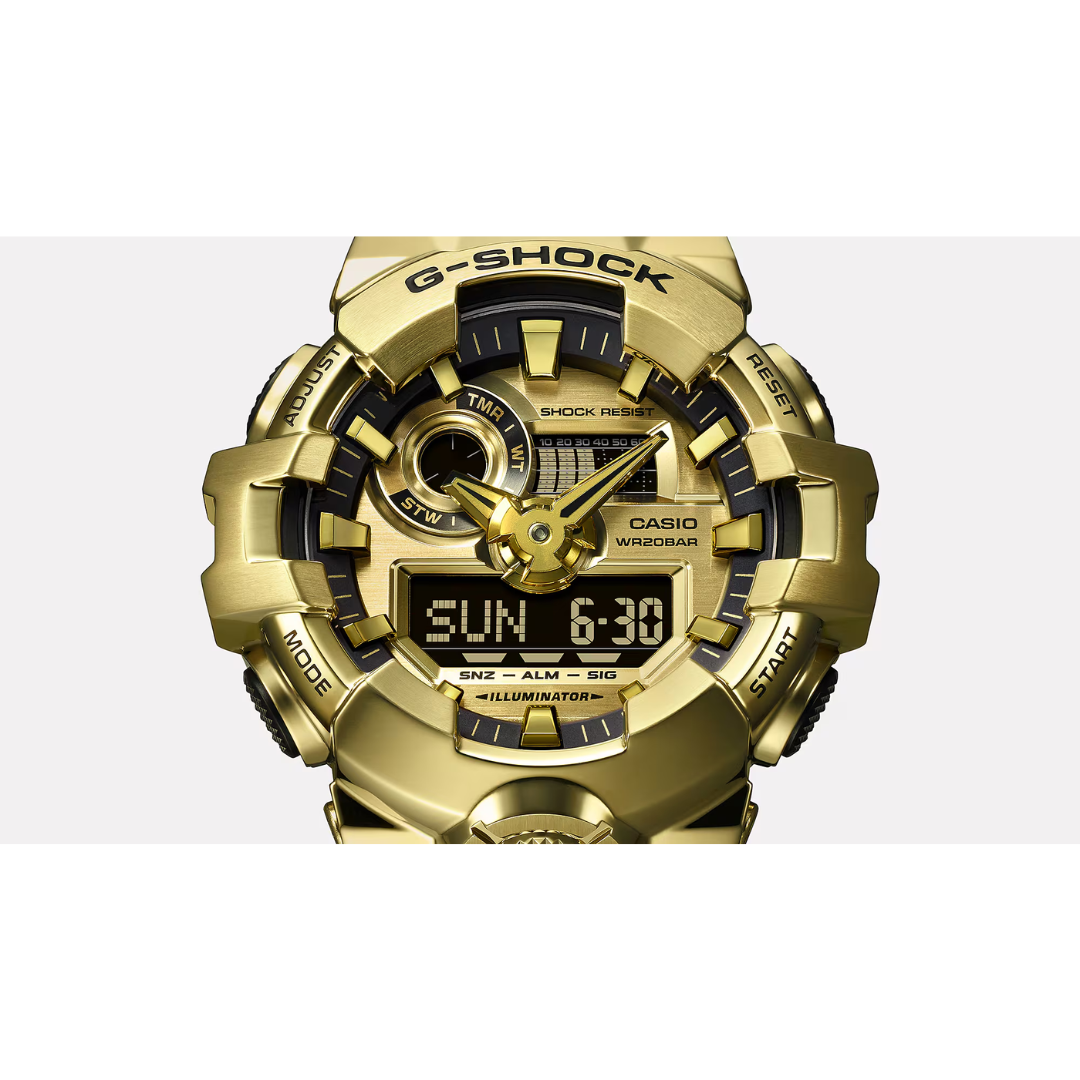 CASIO G-SHOCK G-STEEL GM-700G-9ADR 700 SERIES ANALOG-DIGITAL MEN WATCH