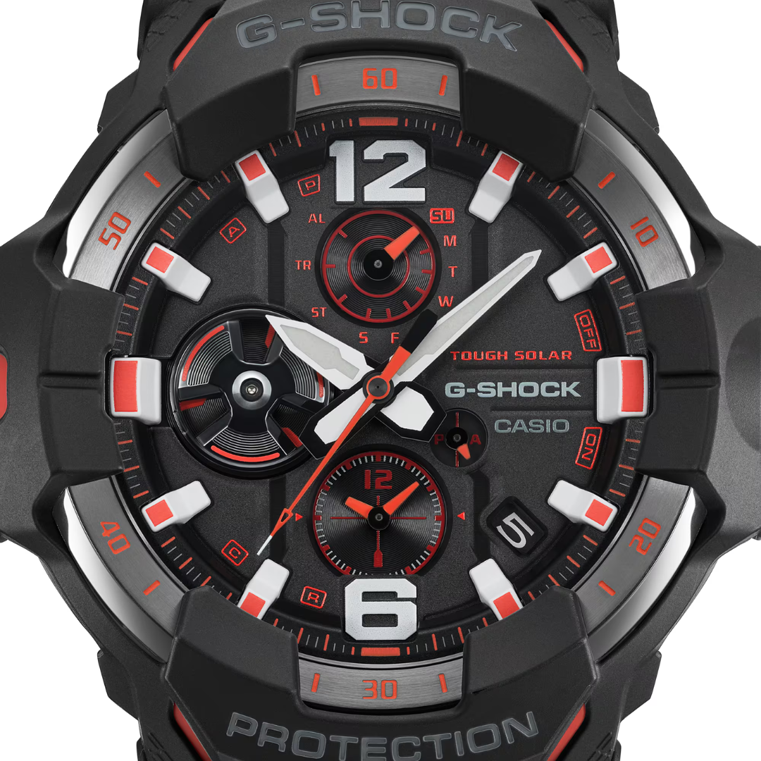 CASIO G-SHOCK GR-B300-1A4DR MASTER OF G ANALOG-DIGITAL BLACK WATCH