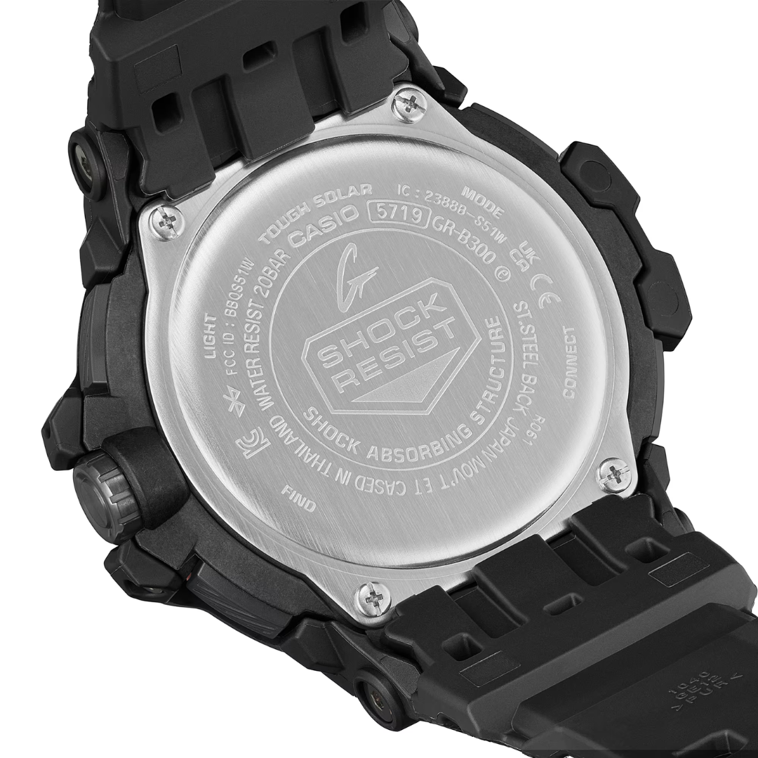 CASIO G-SHOCK GR-B300-1A4DR MASTER OF G ANALOG-DIGITAL BLACK WATCH