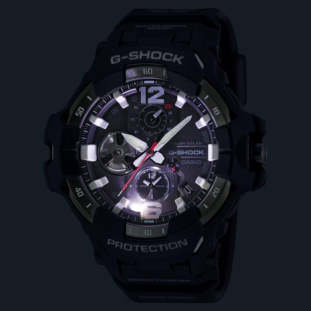 CASIO G-SHOCK GR-B300-1ADR MASTER OF G ANALOG-DIGITAL BLACK WATCH