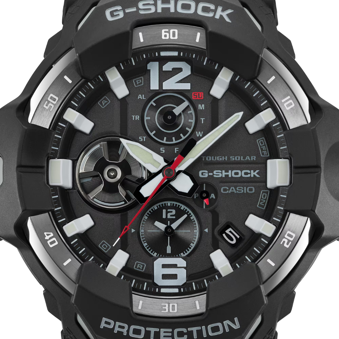 CASIO G-SHOCK GR-B300-1ADR MASTER OF G ANALOG-DIGITAL BLACK WATCH