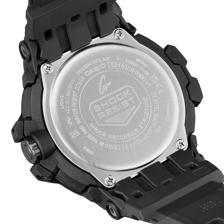 CASIO G-SHOCK GR-B300-1ADR MASTER OF G ANALOG-DIGITAL BLACK WATCH