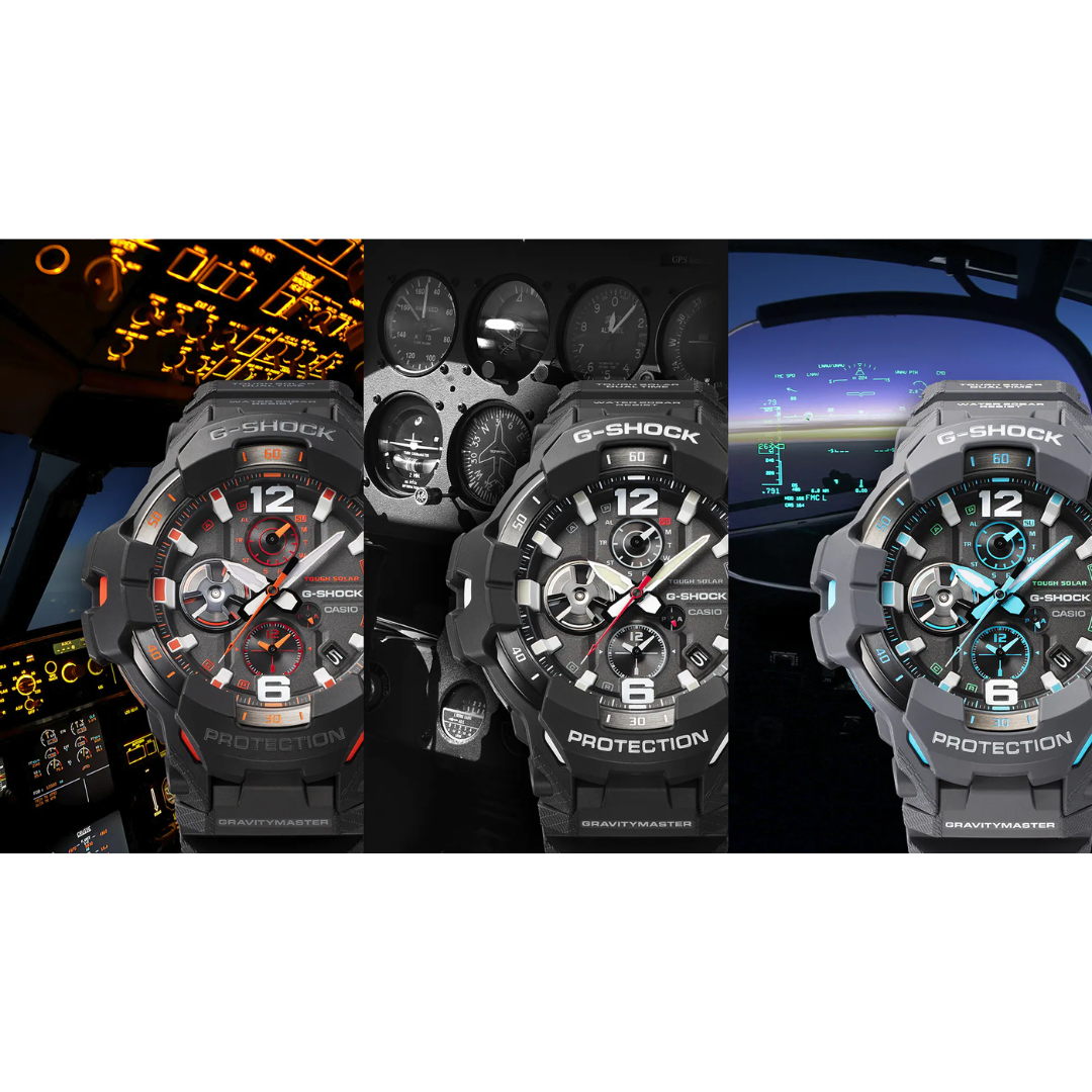 CASIO G-SHOCK GR-B300-8A2DR MASTER OF G ANALOG-DIGITAL WATCH