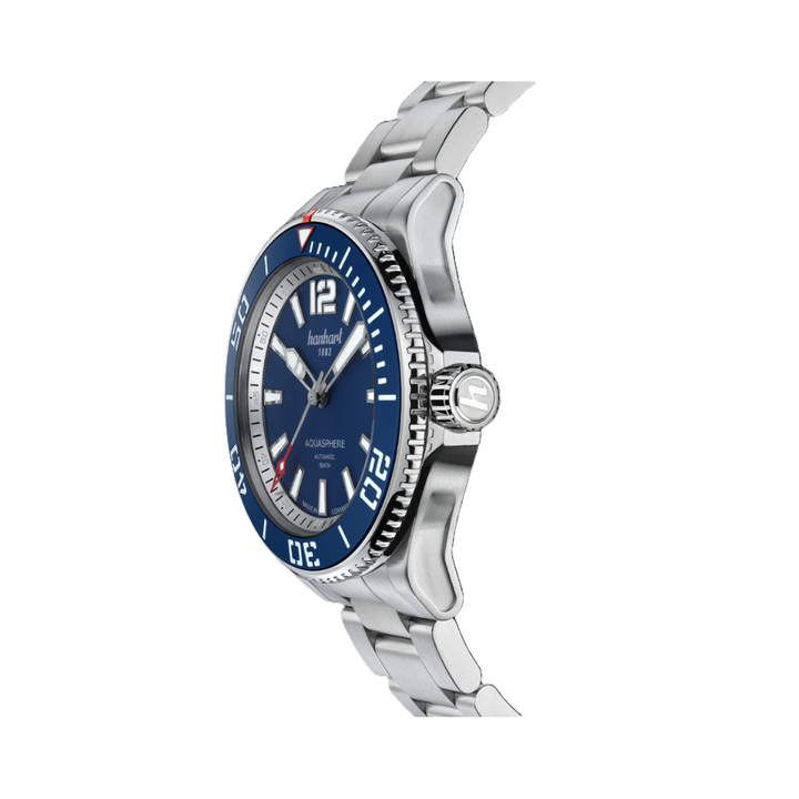 HANHART AQUASPHERE 772.270-6428 FREEFALL BLUE MEN WATCH