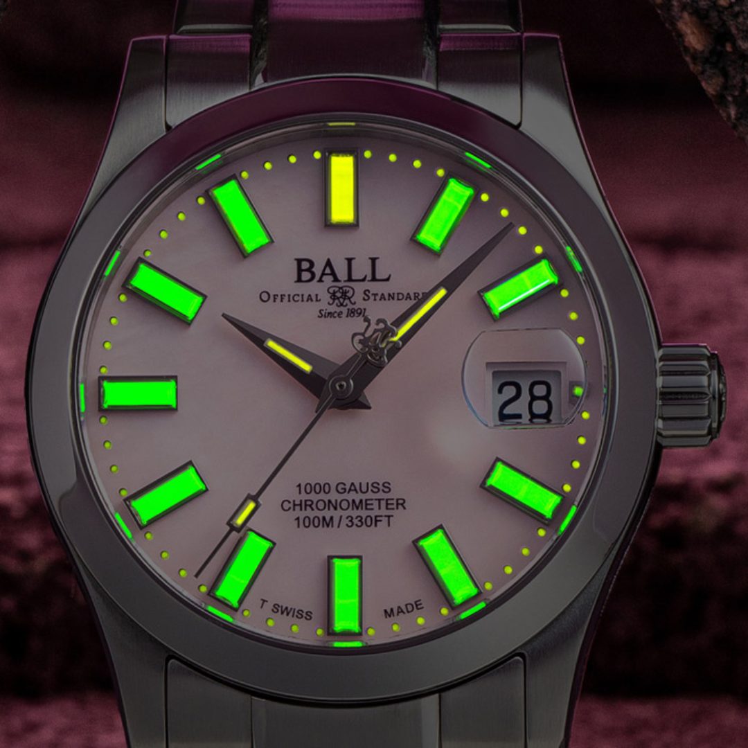 BALL ENGINEER III NL9616C-S1C-PK MARVELIGHT CHRONOMETER MEN WATCH