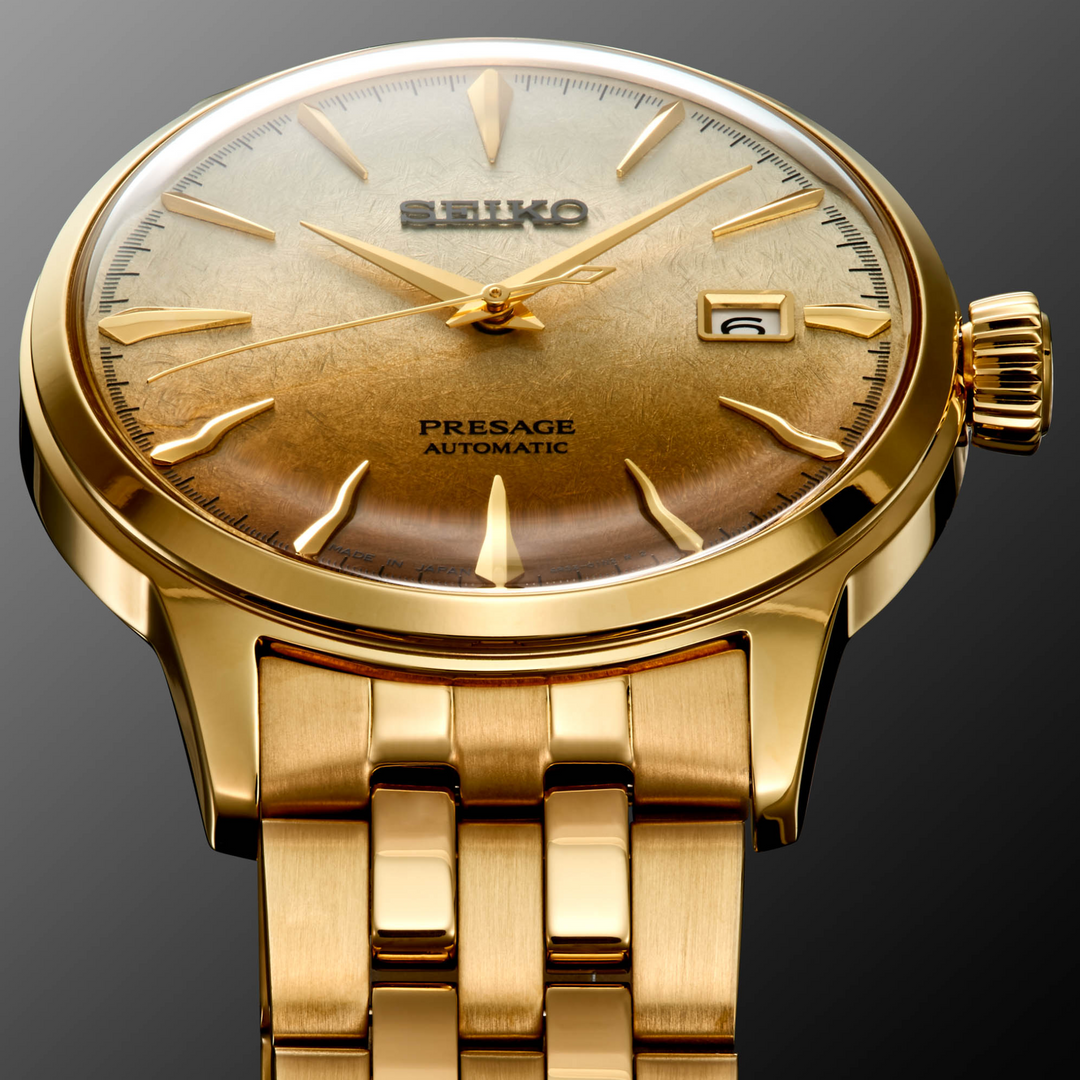 SEIKO PRESAGE SRPK46J1 COCKTAIL TIME "BEER JULEP" AUTOMATIC MEN WATCH