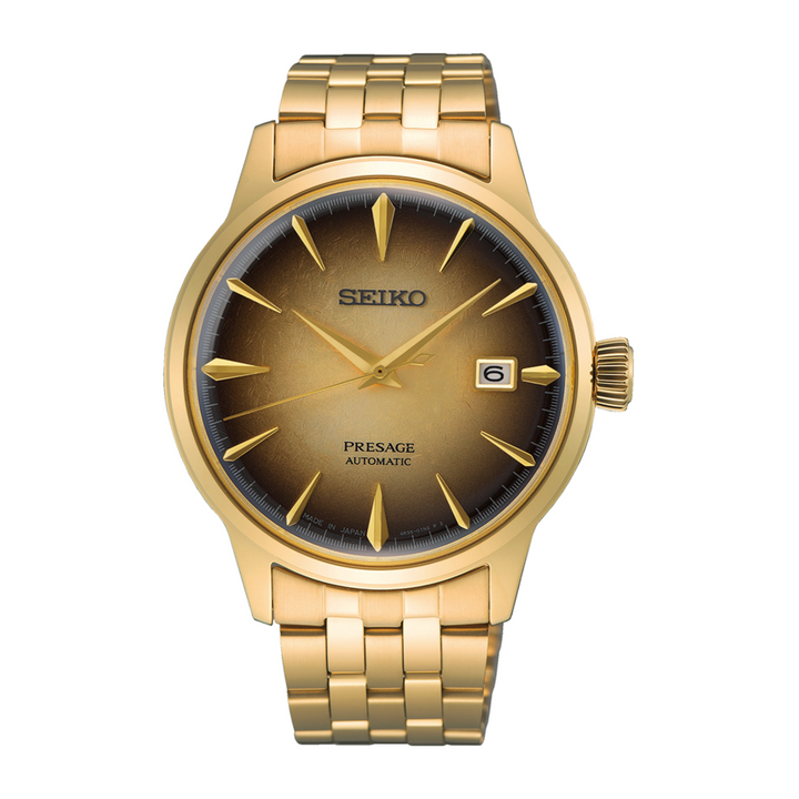 SEIKO PRESAGE SRPK48J1 COCKTAIL TIME "HALF AND HALF" AUTOMATIC MEN WATCH