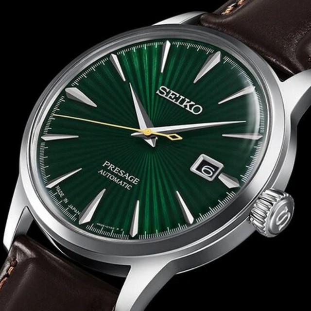 SEIKO PRESAGE SRPD37J1 COCKTAIL TIME "MOCKINGBIRD" AUTOMATIC MEN WATCH