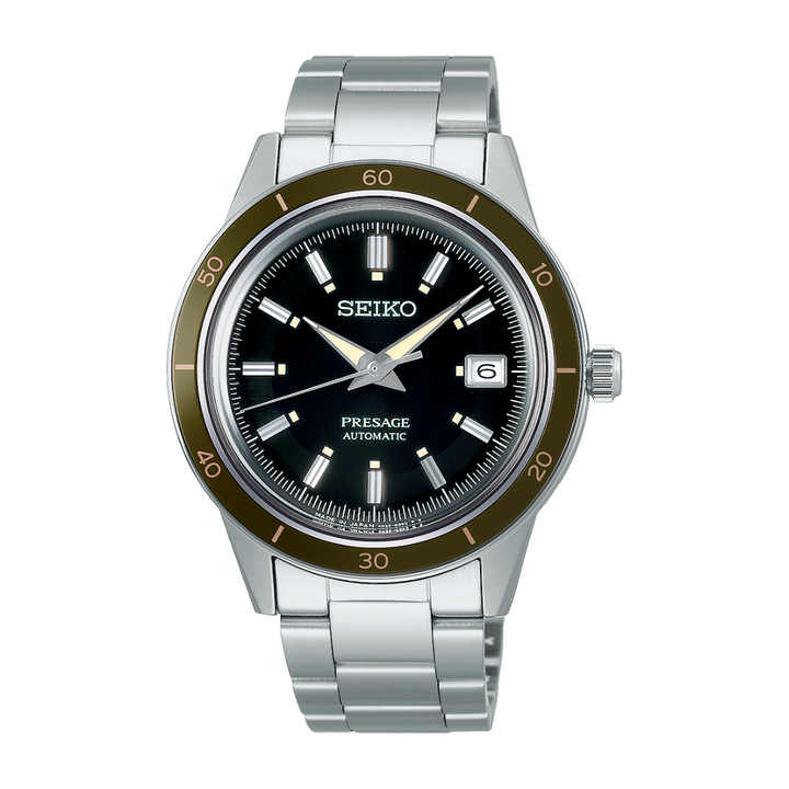 SEIKO PRESAGE SRPG07J1 STYLE 60S AUTOMATIC MEN WATCH