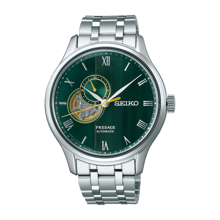 SEIKO PRESAGE SSA463J1 'JAPANESE ZEN GARDENS' FERN GREEN MEN WATCH