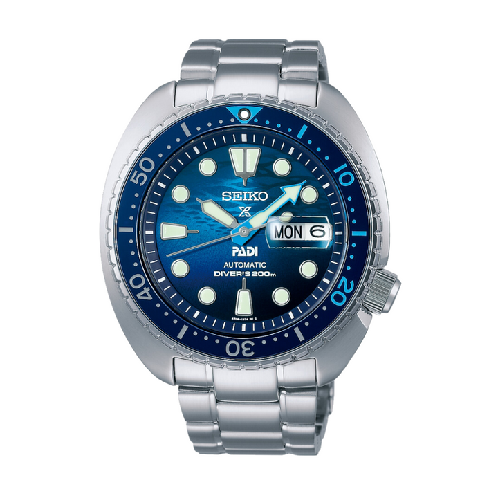 SEIKO PROSPEX SRPK01K1 GREAT BLUE TURTLE SCUBA PADI AUTOMATIC SPECIAL EDITION MEN WATCH